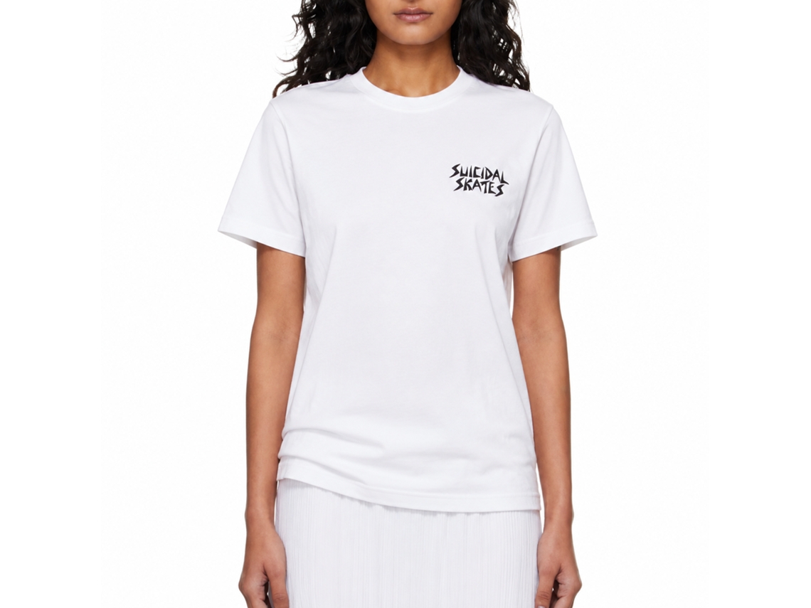 Suicidal Tendencies X Dogtown Logo T-shirt 4 White Unisex Adults Size:xxl