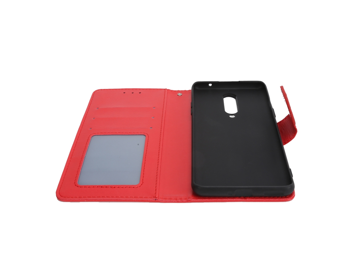 Capa Flip de Couro Pu Magnética com Padrão Cristal para One‑plus 8
