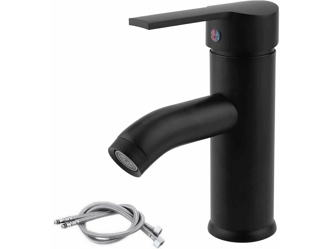 Misturador De Água Quente E Fria Para Lavatório, Torneira De Aço Inoxidável Para Banheiro, Para Pia Ou Lavatório De Mão