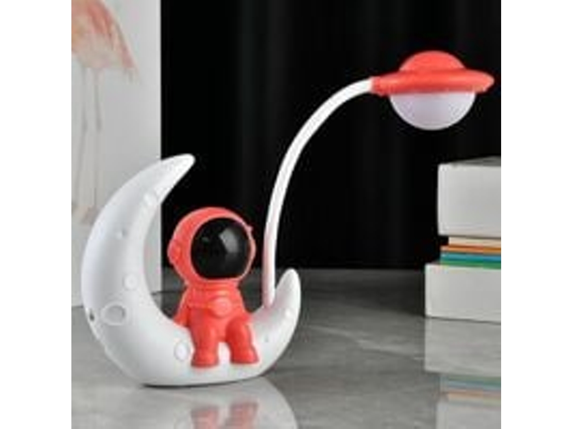 1 Unidade de Luminária Noturna Homem na Lua Vermelho