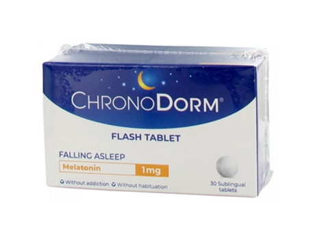 Chronodorm Melatonina 1 Mg Lote de 2 X 30 Comprimidos Sublinguais LABORATOIRES IPRAD
