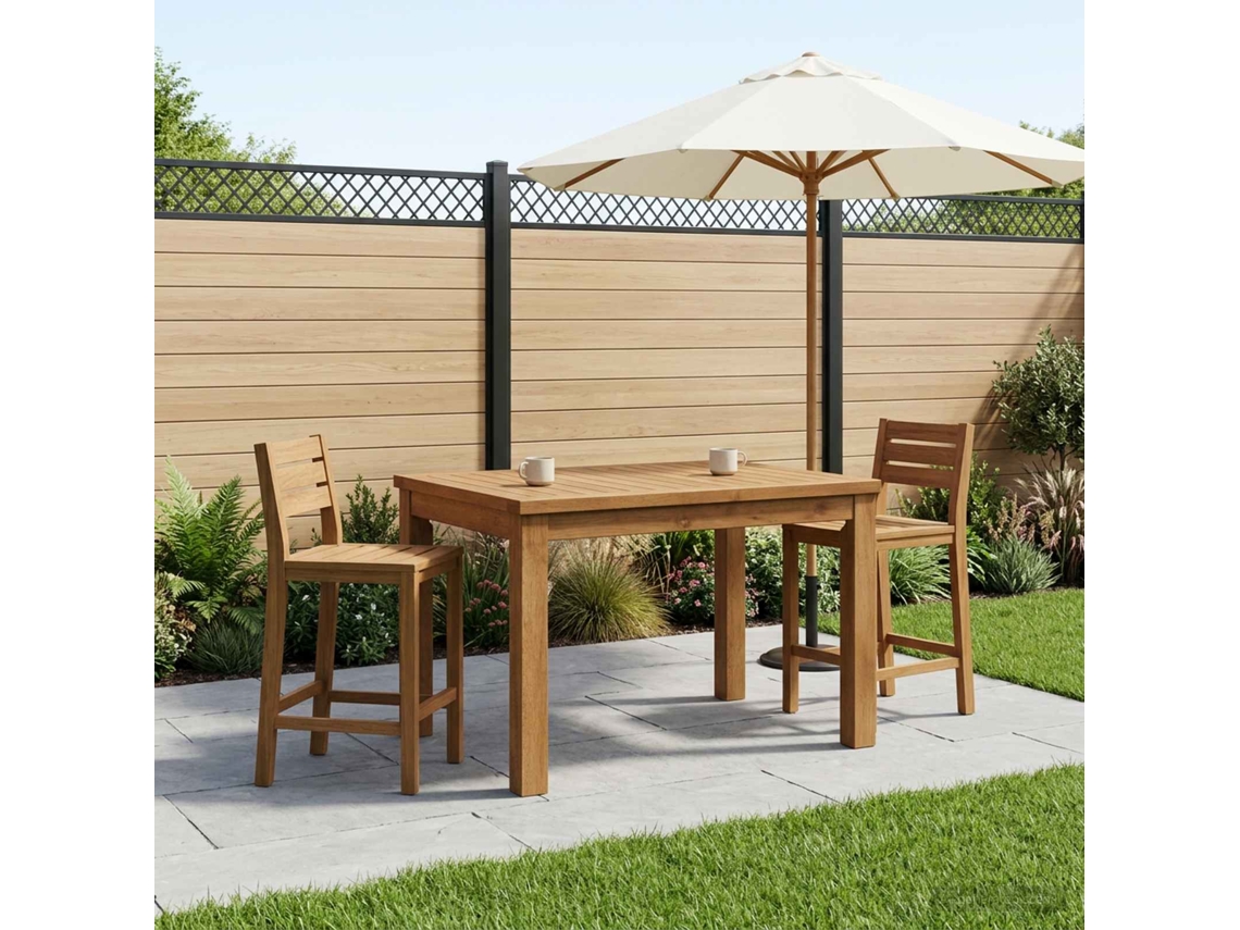 Vidaxl Mesa De Centro Natural 50 X 68,5 X 36 Cm