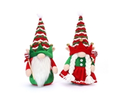 2026 muñecos de Elfos Navideños En Pareja, Decoración de Peluche Gnome, 2 Piezas