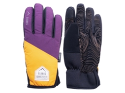 Luvas Pointe Amarelo,Roxo S-M Mulher ELBRUS