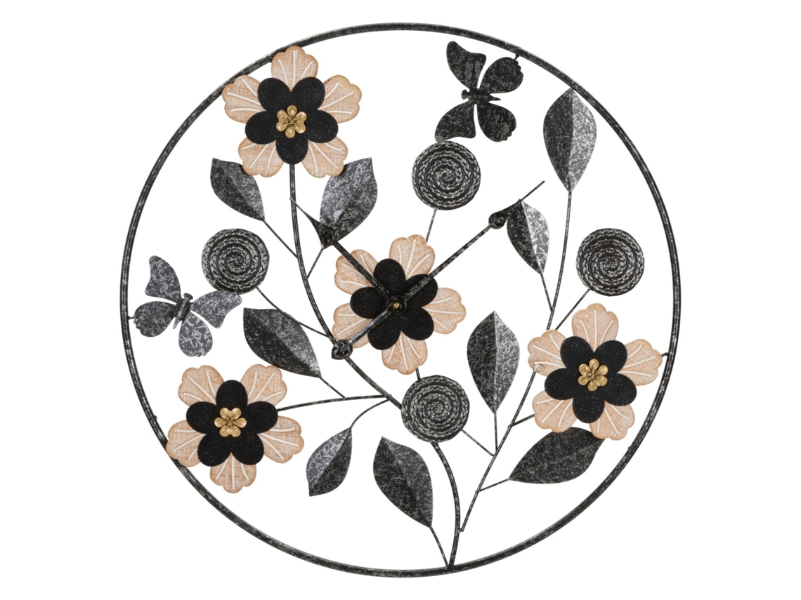 Relógio De Parede Divaker Cm Ø 67x5,5 Único / Marrom Preto