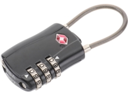 Cadeado De Cabo Com Combinação Para Uso Externo, Ideal Para Viagens, Segurança De Bagagem E Alfândeg Gokoco