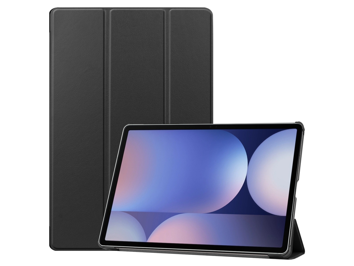 Elysve Capa Protetora Para Samsung Galaxy Tab S9fe Plus 12,4 Polegadas, Proteção Antiqueda, Cor Preta