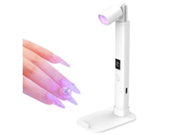 Lâmpada De Unha Portátil Ajustável, Lâmpadas Uv Dobráveis, Luz De Unha Uv Recarregável, Ajuste De Tempo, Perfeita Para Manicure. Ly Ebike