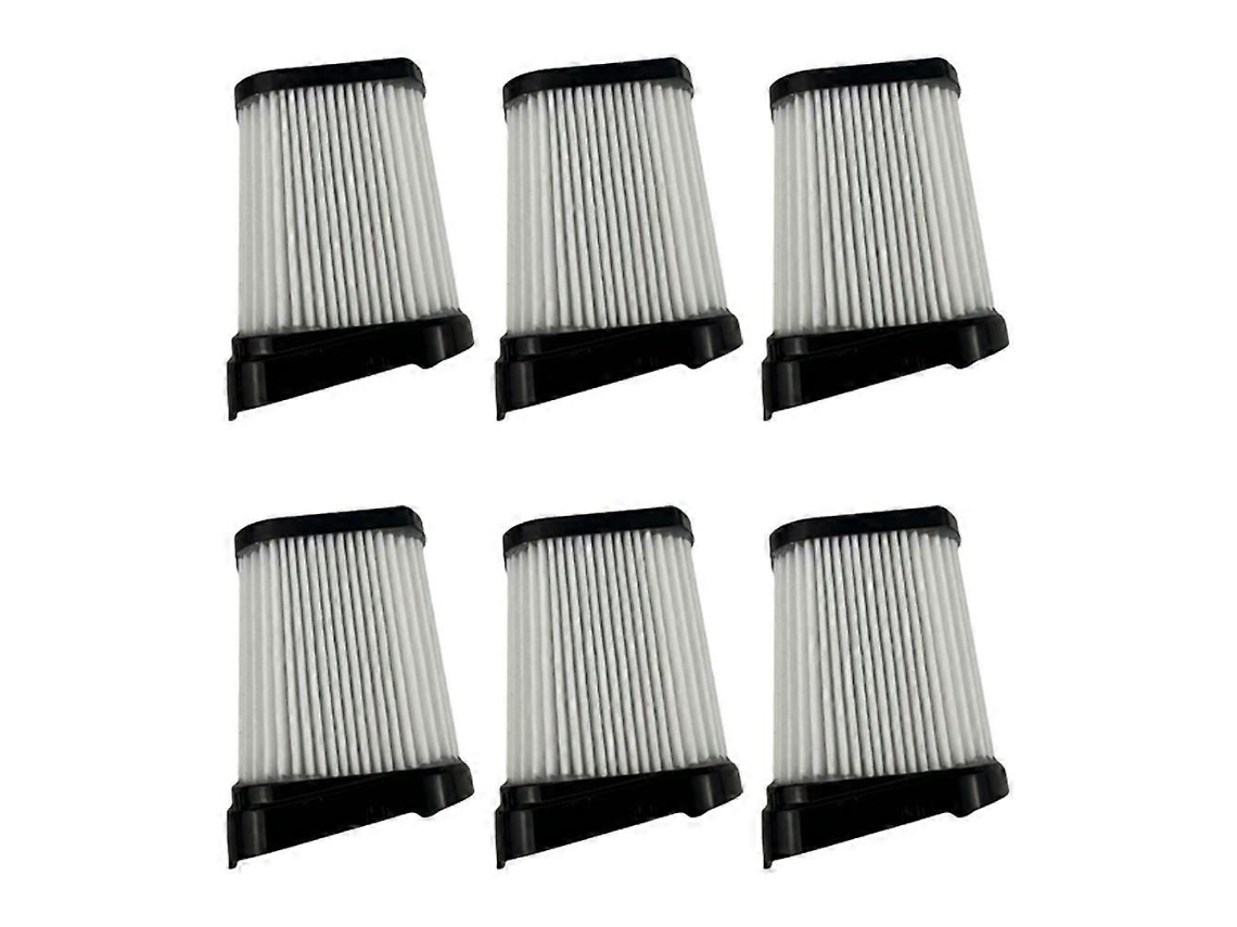 Conjunto De 6 Filtros Hepa Para Aspirador De Pó Shark Dx / Wv515jgy / Wv515jor / Wv516jbk - Peças De Reposição