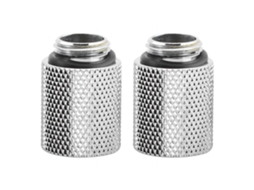 2 Peças Adaptador De Extensão De Resfriamento Por Água Macho Para Fêmea G1/4 Assento De Parafuso 20mm