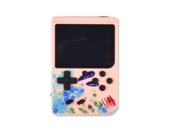 Console de jogos portátil recarregável, console de jogos retrô portátil com suporte para 2 jogadores para crianças e adultos Slowmoose