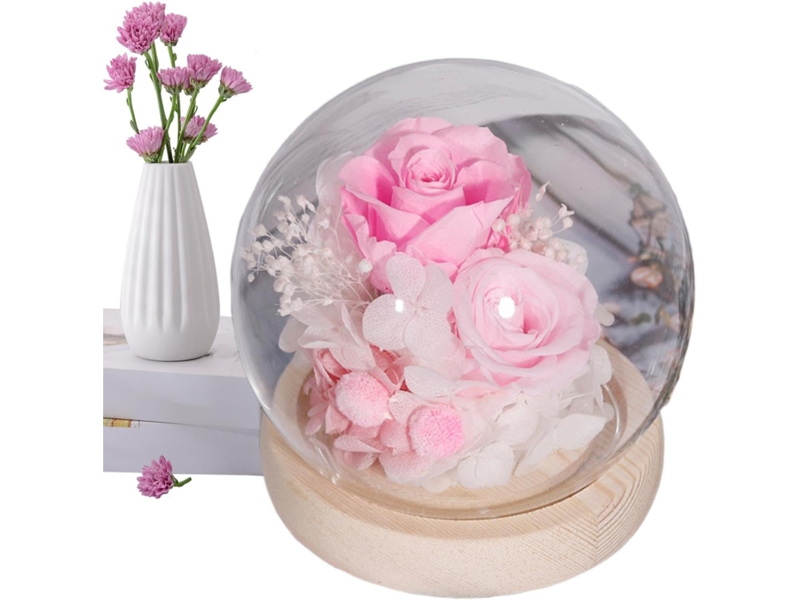 Flores Sob Cúpulas De Vidro - Decoração Para Casa, Decoração De Mesa, Apresentação |