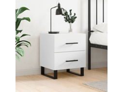 Vidaxl Mesa De Cabeceira 40x35x47,5 Cm Derivados De Madeira Branco