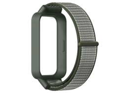 Pulseira Esportiva de Nylon para Redmi Band 3 / Xiaomi Band 9 Active ajustável e respirável Verde HEXINYIGJLY