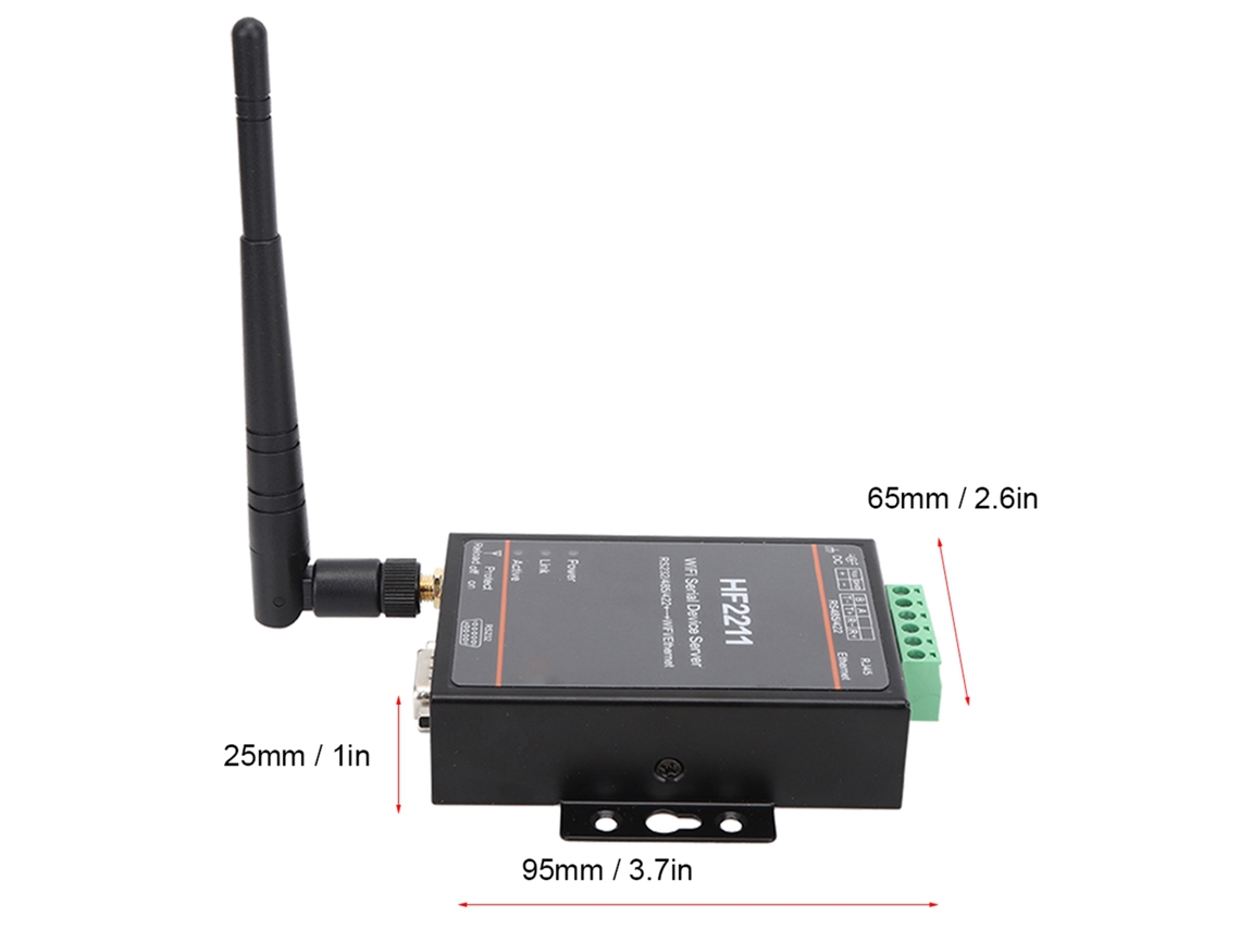 Servidor Serial Hf2211 Conversor Ethernet Wi-fi