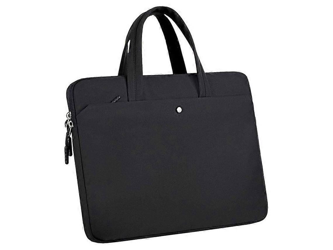 Bolsa Em Tecido Oxford E Forro Macio Para Portátil De 13,3 Polegadas, Preto Elysve