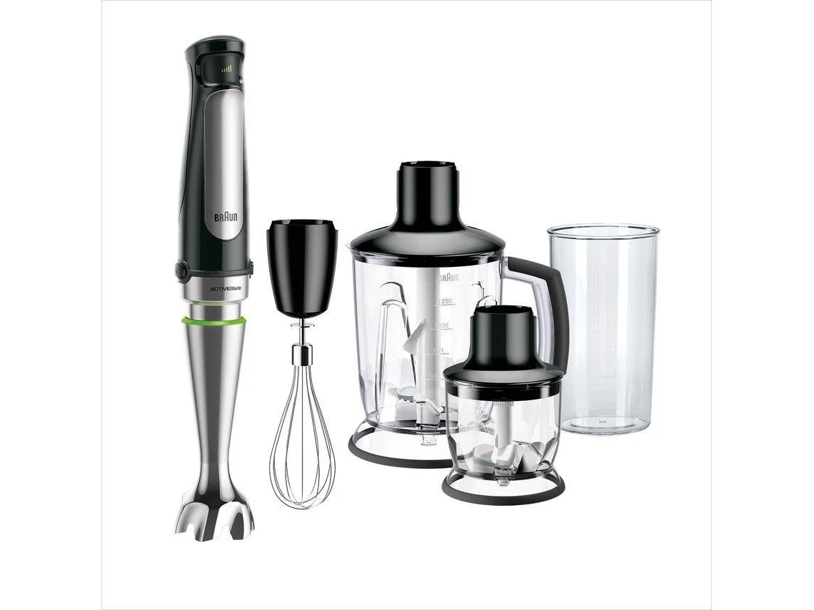 Varinha Mágica + Acessórios BRAUN  MultiQuick 7 MQ7045X (1000 W - Preto)