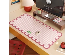 Apoio Para Mouse De Computador Para Mesa De Escritório Para Meninas, 30*60cm, Rosa