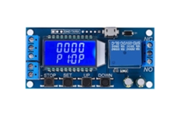 Módulo De Relé Temporizador Com Display Lcd Retardo Desligamento 0