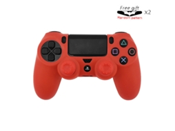 Capa para comando PS4 MOROROR Vermelho