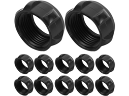 Conjunto De 20 Porcas De Fixação Para Suporte De Celular Veicular, Compatíveis Com Juntas Esféricas E Anéis.