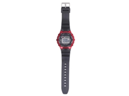 Relógio Esportivo Eletrônico Infantil Luminoso À Prova D'água Com Pulseira De Borracha Tela Grande Vermelho