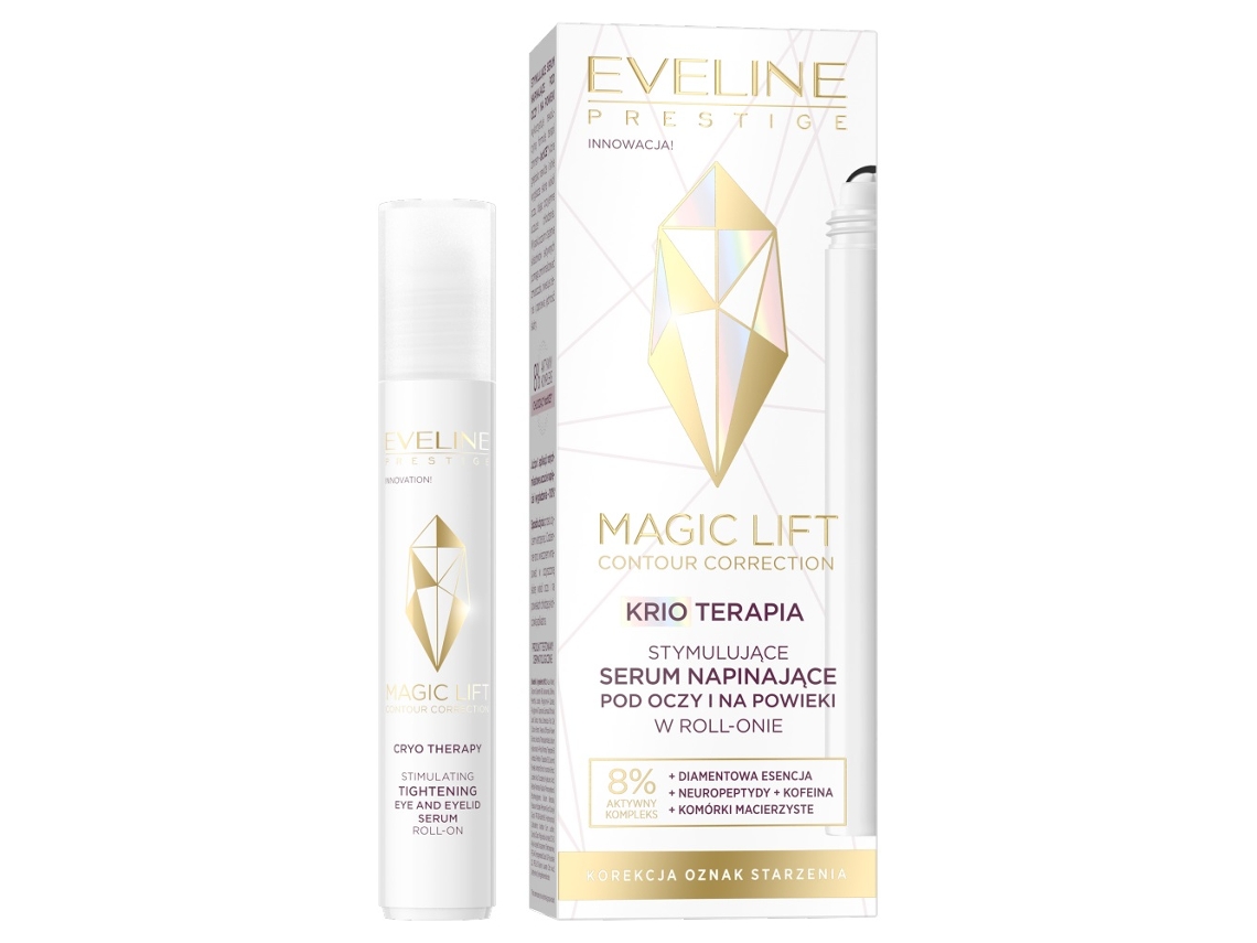 Magic Lift Eye Eyelid Firming Serum Roll On, 15ml Eveline Cosmetics