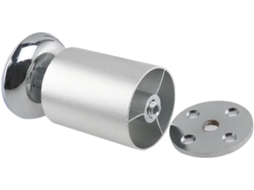 Conjunto De 4 Suportes Redondos Ajustáveis Em Aço Inoxidável Para Móveis De Cozinha E Armários.