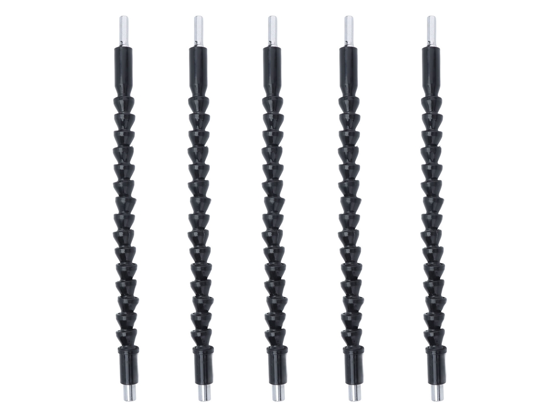 5 Peças Eixo Flexível Universal De 295mm Para Furadeira Elétrica Conjunto De Extensão De Broca Hexagonal Magnética