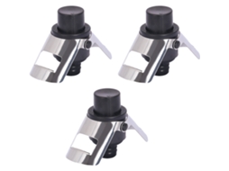 Ferramenta Rolha de Champanhe Criativa Multifuncional 3Pcs Rolhas Vácuo Vinho Preto com Bomba Embutida para Prosecco e Esp UISAVE