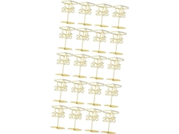 Conjunto de 20 suportes decorativos no formato Tampa para casamentos, mesas, fotos, cartões e números de mesa.