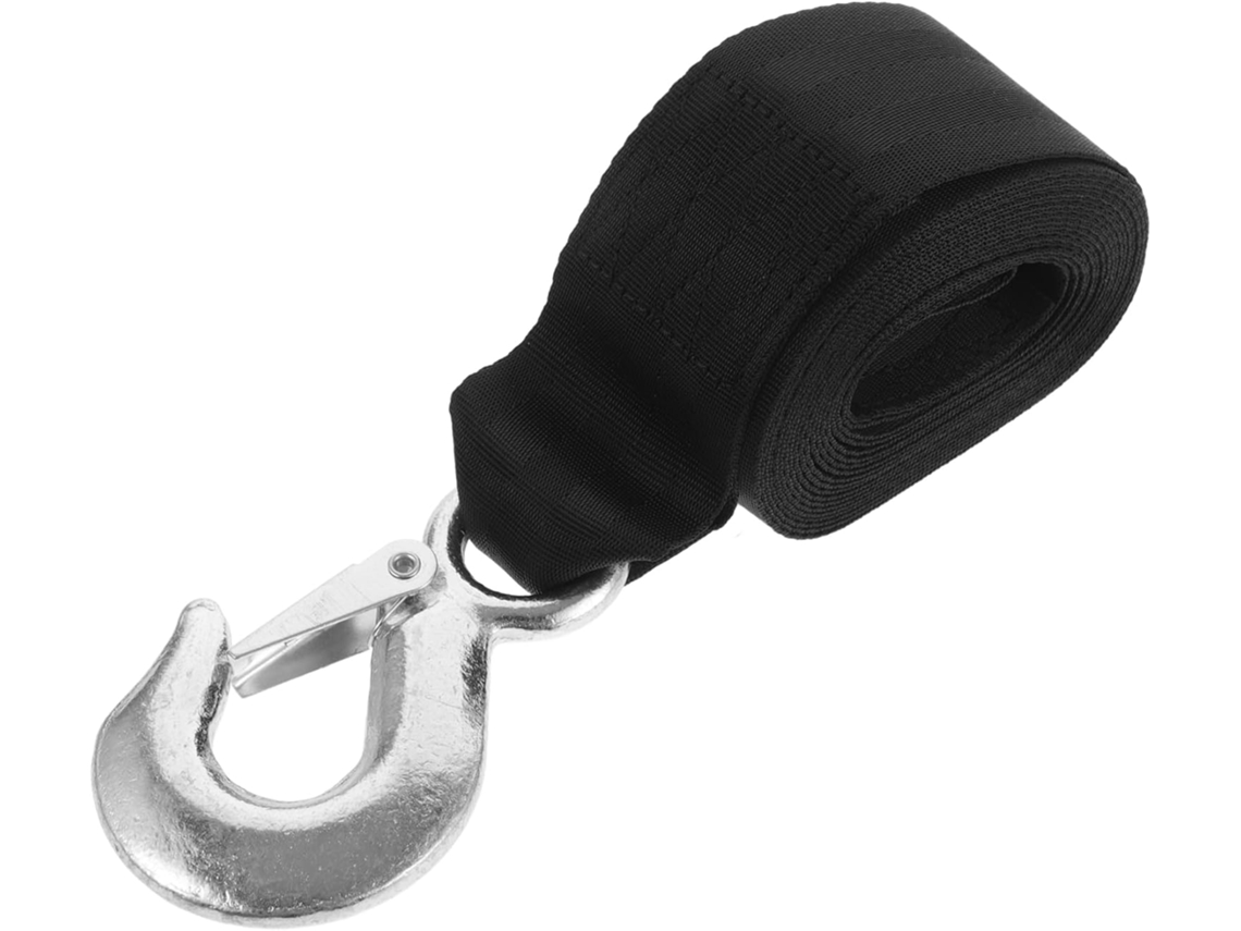 Fita de reforço para carros e veículos, poliéster preto, 2 toneladas, transporte