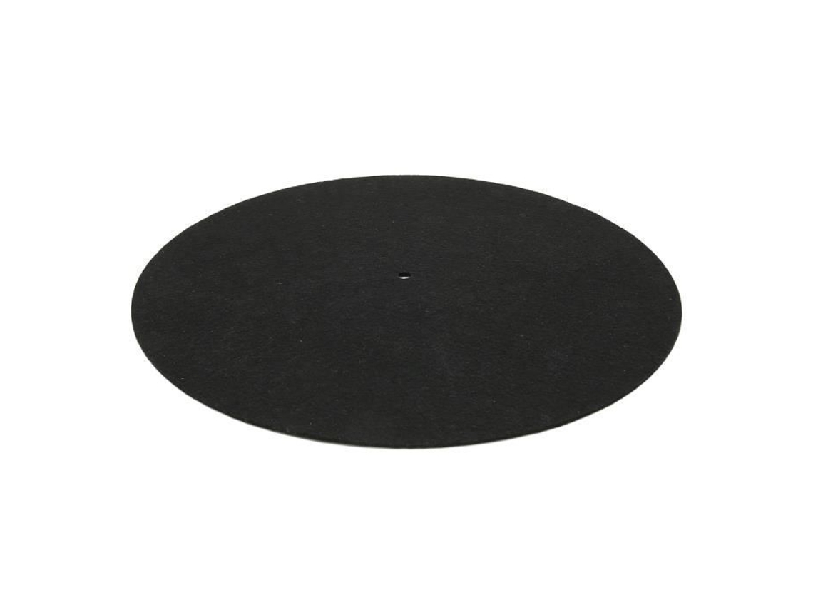 HURRISE Turntable Glide Mat Redução Estática Redução de Vibração Almofada de Lã