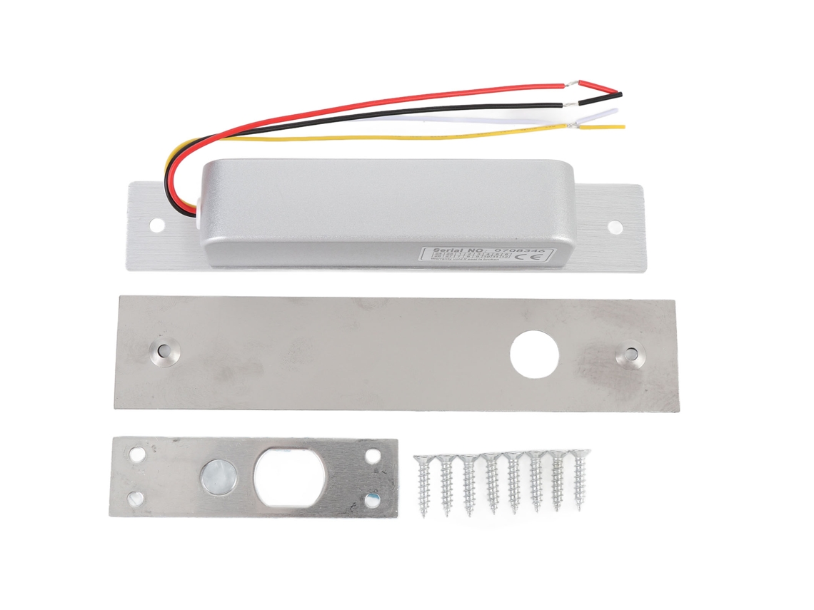 Fechadura elétrica Primerox 12V 24V com atraso ajustável
