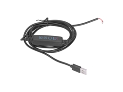 Cabo de Alimentação Usb Universal de 2 M para Lâmpadas Led com Interruptor CHABERLU