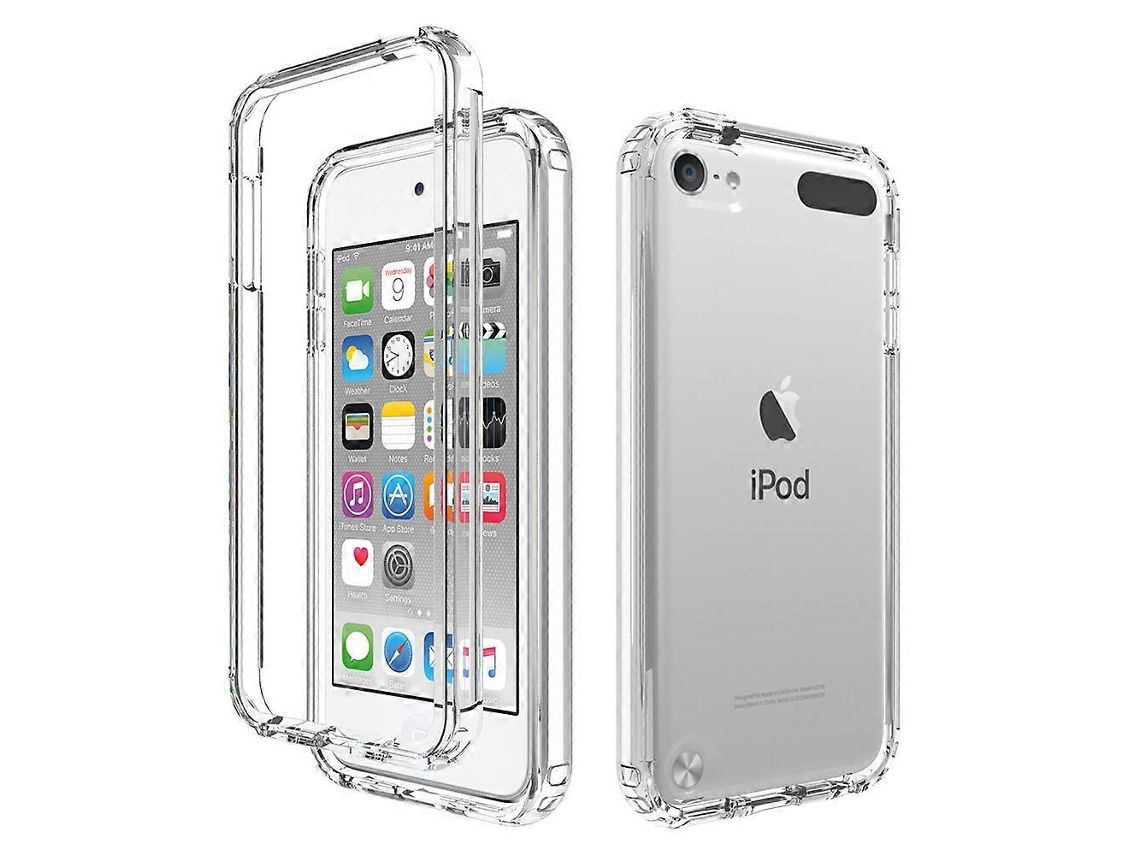 Capa Para Ipod Touch 7/6/5 Híbrida Transparente 2 Em 1 À Prova De Choque Pc Rígido Tpu Macio Slim Fit Pára-choques De Silicone Transparente