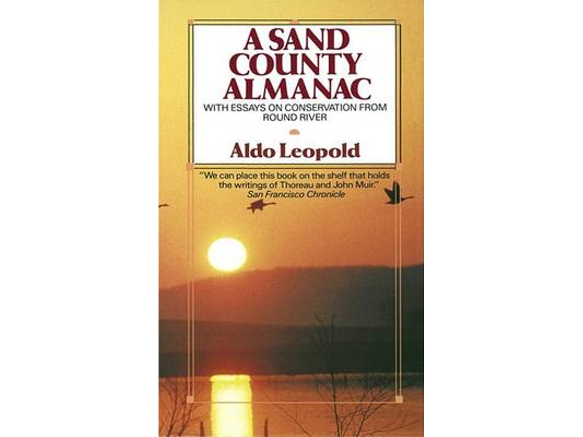 Livro A Sand County Almanac de Aldo Leopold (Inglês)