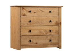 Side Cabinet, Side Cabinets Vidaxl Marrom Madeira De Pinho (n/a)