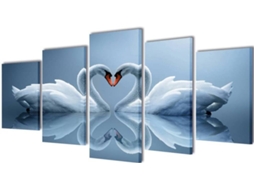 Canvas Painting, Canvas Paintings Vidaxl Multicolor Tecido (100 X 50 Cm)