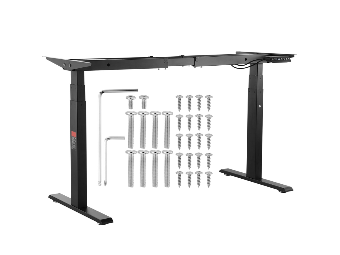 Estrutura de Mesa Elétrica VEVOR Motor Duplo Ajustável 26Inch-50 8Inch H Preto