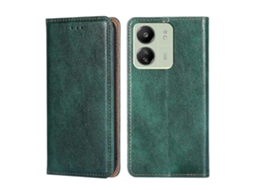 Capa De Celular Magnética De Couro Com Cor Sólida E Óleo Brilhante
