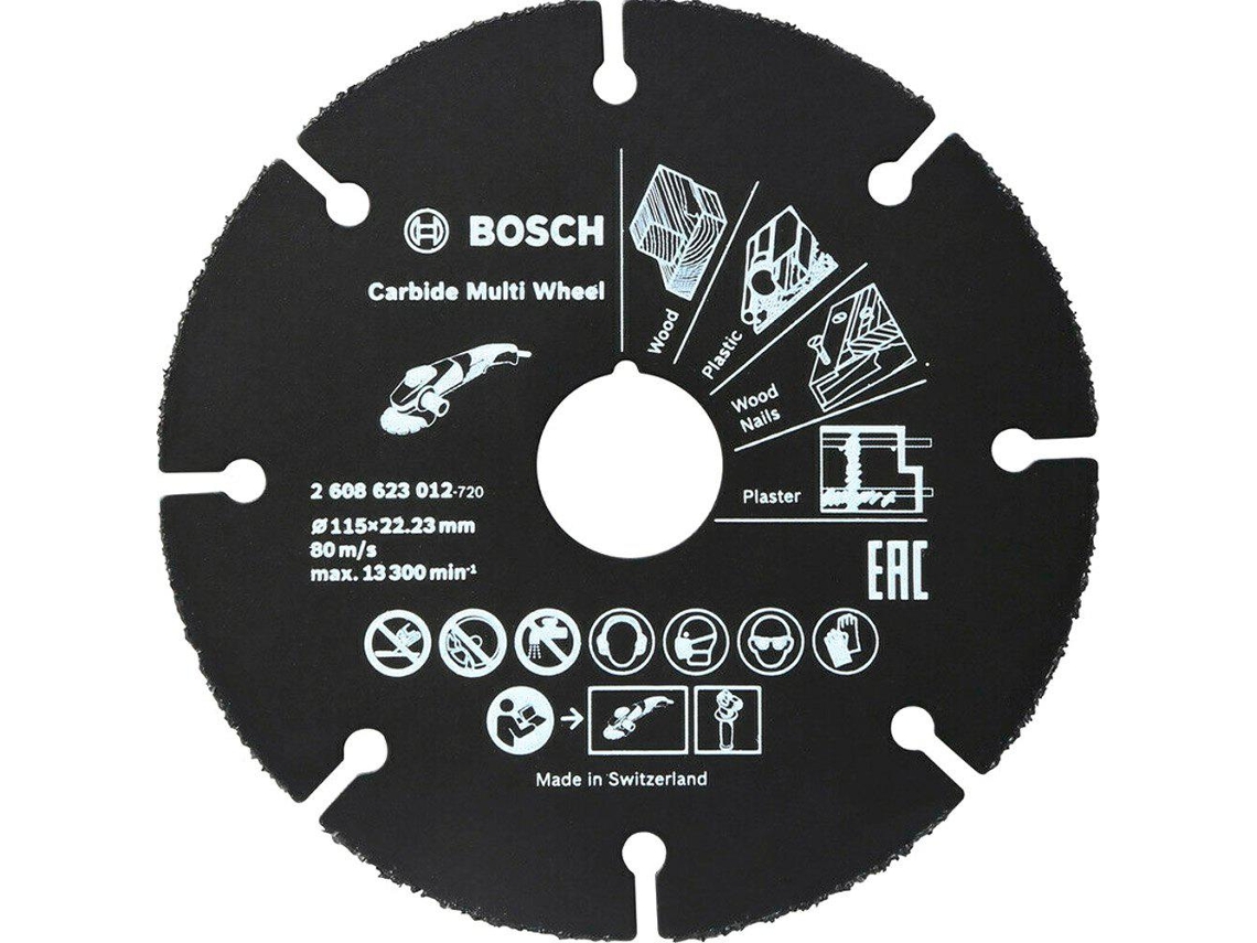 Bosch Multi Material Carbide 125 Mm