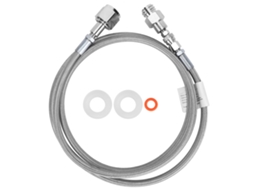 Kit Adaptador Mangueira de Gás Co2 G5/8‑14 Tr21‑4 para Máquinas de Refrigerantes 1.8m