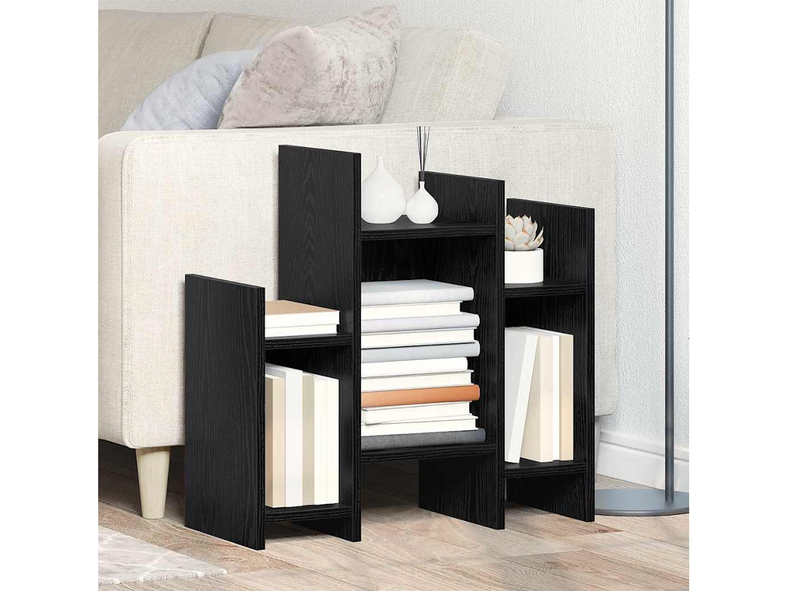 Vidaxl Armário Lateral Carvalho Preto 60 X 26 X 60 Cm