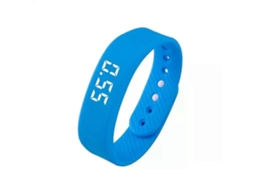 Pulseira Inteligente Led Digital À Prova D'água Com Relógio Inteligente, Alarme Vibratório E Monitor De Pedômetro Para Atividades Ao Ar Livre.