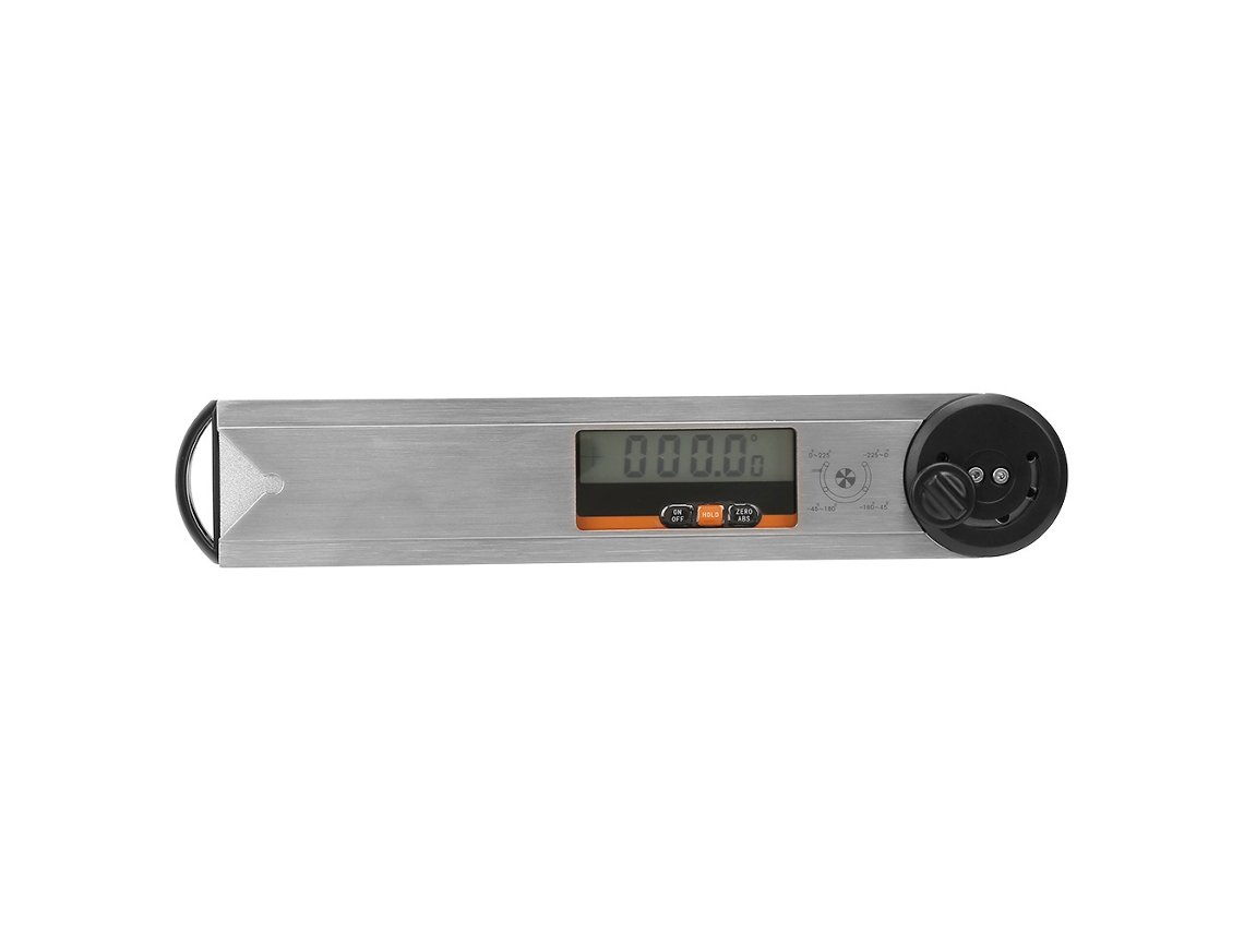 Medidor de Ângulo Digital Elétrico de Aço 0 225° com Display | S/MARCA