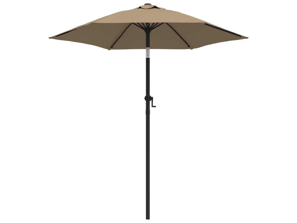 Parasol, Parasols Vidaxl Cinzento-acastanhado Tecido (n/a)