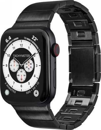 Pulseira Link 2.0 para Apple Watch de 42, 44, 45 e 49 mm. Instalação e remoção rápidas.