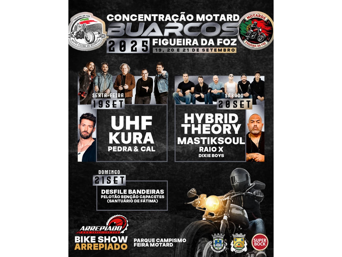 Bilhete CONCENTRAÇÃO MOTARD BUARCOS | PASSE GERAL