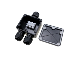 Conjunto De 2 Caixas Junção À Prova D'água Ip68, Caixa De Junção Externa À Prova D'água, Conectores De Caixa Junção Cabo 3 Vias Para 5 Mm A 9, B